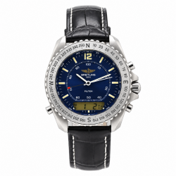 Breitling Pluton 42MM A51038 Blue Dial Watch